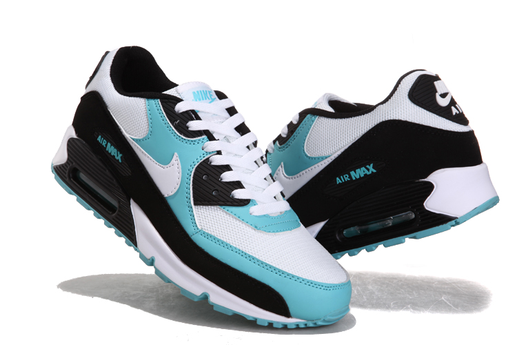 New Men'S Nike Air Max Black/White/Blue